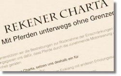 Rekener Charta - Mit Pferden unterwegs ohne Grenzen